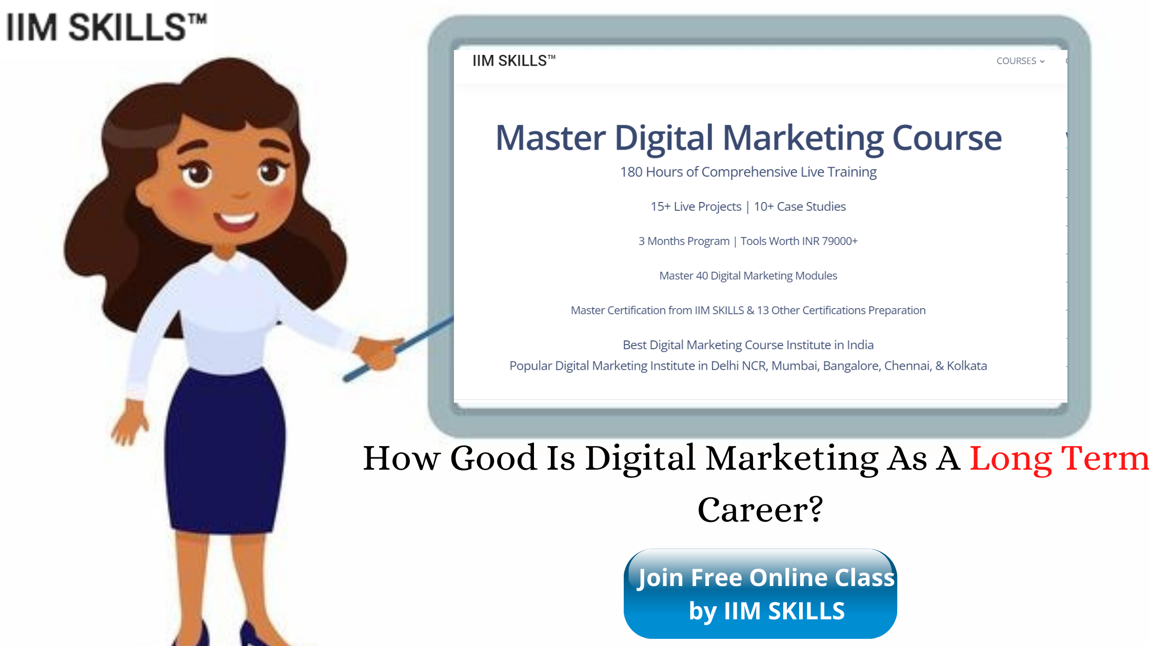 IIM Skills Digital Marketing Course free demo invite