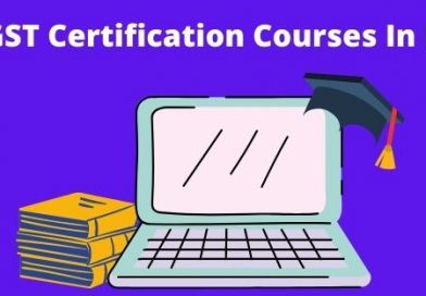 The image lists the top GST 10 certification courses in Mumbai